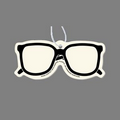 Paper Air Freshener - Square Eyeglasses Tag With Tab